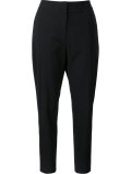 high-waisted tailored trousers