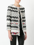 zigzag tweed jacket 