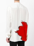 stain print shirt