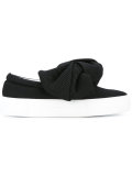 tied mesh slip-ons