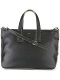 contrast trim tote
