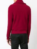 varsity style cardigan