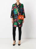 cropped sleeve coat