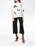 sticker printed jumper