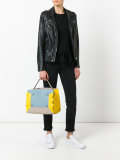 colour block tote