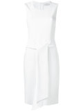 draped trim shift dress