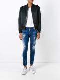 Cool Girl cropped distressed jeans 