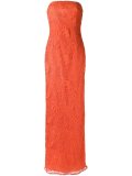 strapless gown