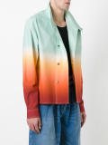 standing collar buttoned jacket