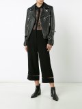 fishing line trim cropped trousers