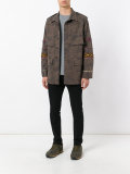 embroidered sleeve field jacket 