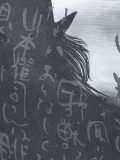 印花手提包