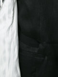 cold-shoulder panelled coat