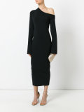 asymmetric neck dress 