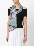 butterfly print scarf