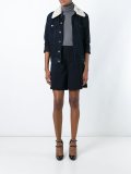 A-line buttoned shorts