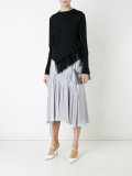 pleated detail blouse 