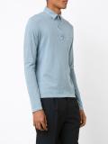 longsleeved jersey polo shirt