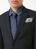 stylised check tie