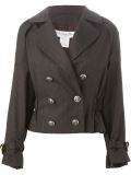 pinstriped jacket