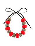 oversized rings pendant necklace