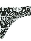 printed bandeau bikini set