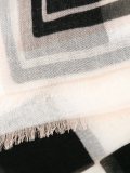 chequerboard print scarf 