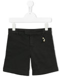 bead detail denim shorts
