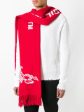 scorpion print scarf