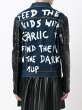 printed denim jacket 