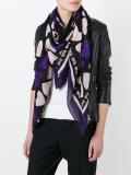 heart print scarf