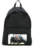 rottweiler print backpack