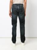 faded tapered jeans