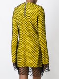 mesh overlay dress