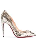 studded pointed toe pumps