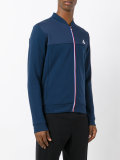 striped zip sweatshirt