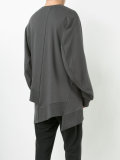 cut-out asymmetric sweatshirt