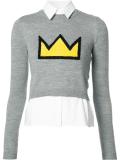 layered shirt jumper