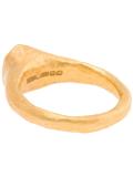 22k gold ring with white diamond