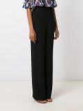 high waist flared trousers