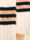 stripe panel socks