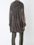 oversized mesh hoodie