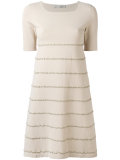 embroidered trim dress