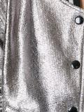 metallic bomber jacket
