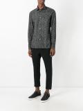 abstract print shirt