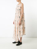 floral print asymmetric dress