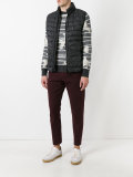 padded zip gilet
