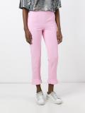 tapered cropped trousers