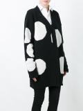 oversized polka dots cardigan
