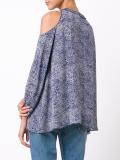 cut-off shoulders blouse